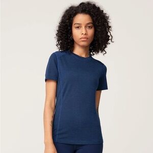 Women's allbirds Natural Run Short Sleeve T-shirt - Size Large